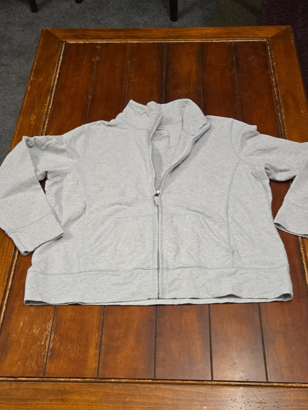 L.L. Bean Light Gray Kids Zip Jacket